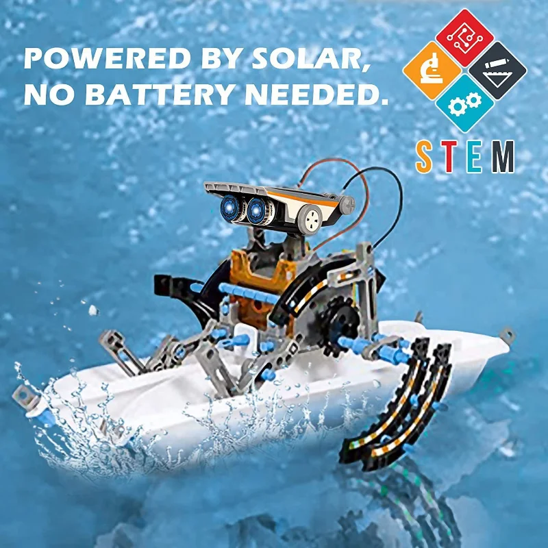 13-in-1 Solar Powered Robot Ki - Stem Robotics Kit recension och pris