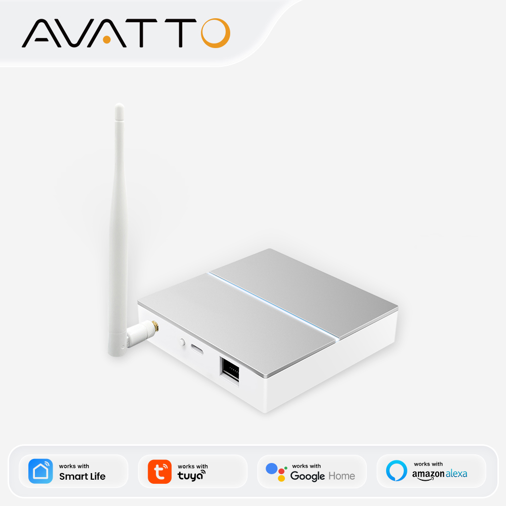 AVATTO Tuya ZigBee Gateway wit - Smart Home Automation Kit recension och pris