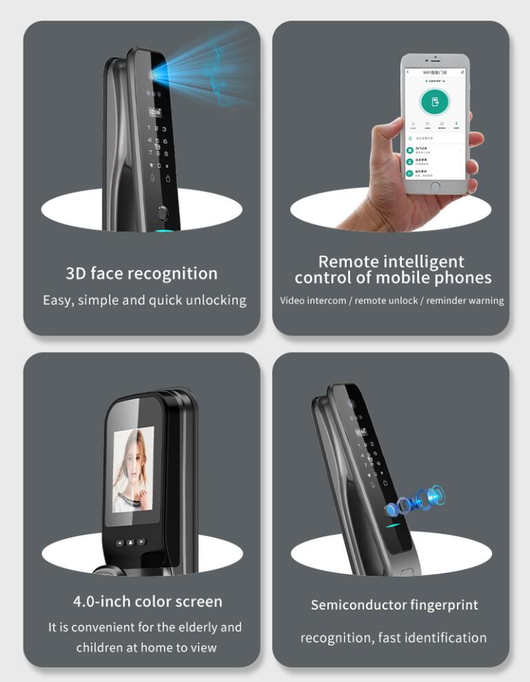 Tuya Fully Automatic Smart Doo - Smart Door Lock Wifi recension och pris