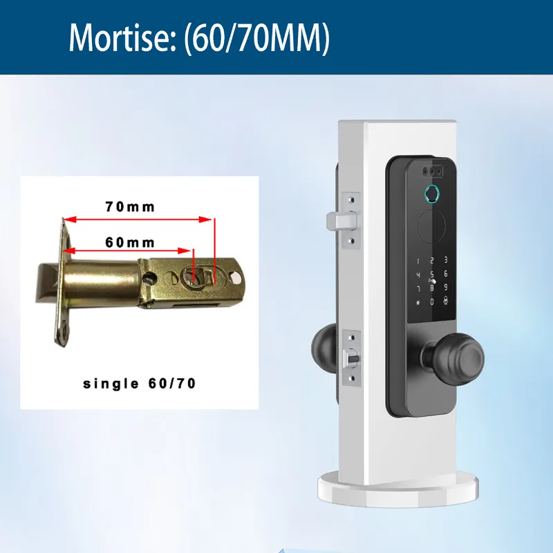 Cross-border Wooden Door Lock  - Smart Door Lock Wifi recension och pris