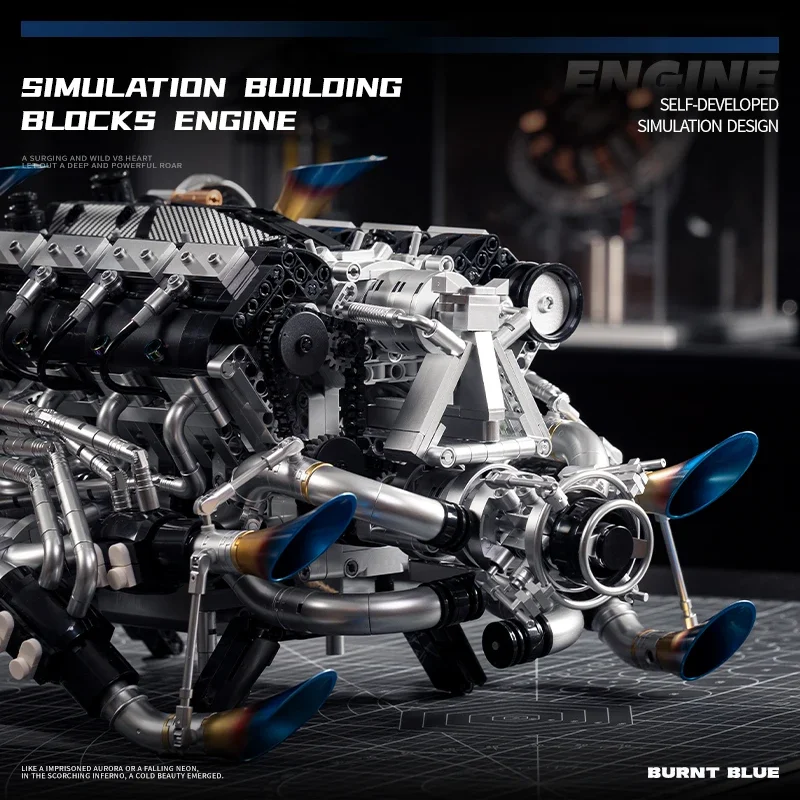 V8 Engine Building Kit for Adu - Stem Robotics Kit recension och pris