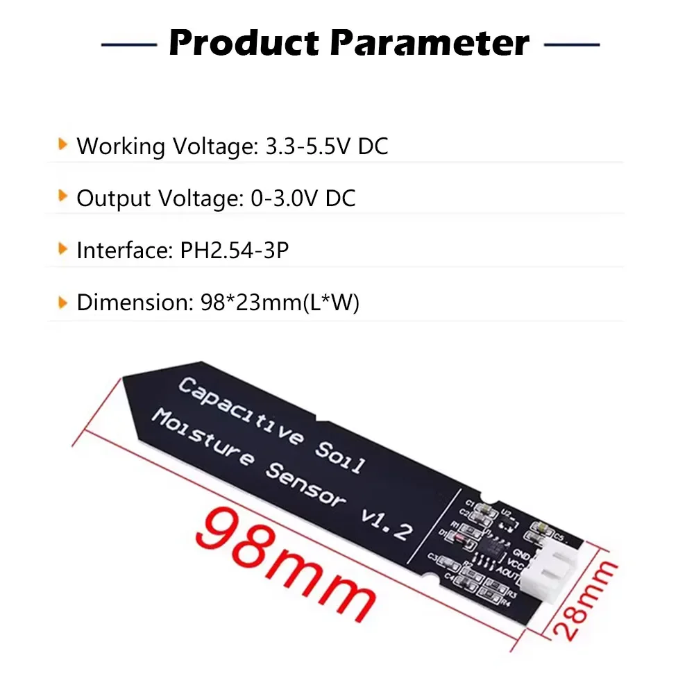 5/10PCS Capacitive Soil Moistu - Sensor Kit Arduino recension och pris