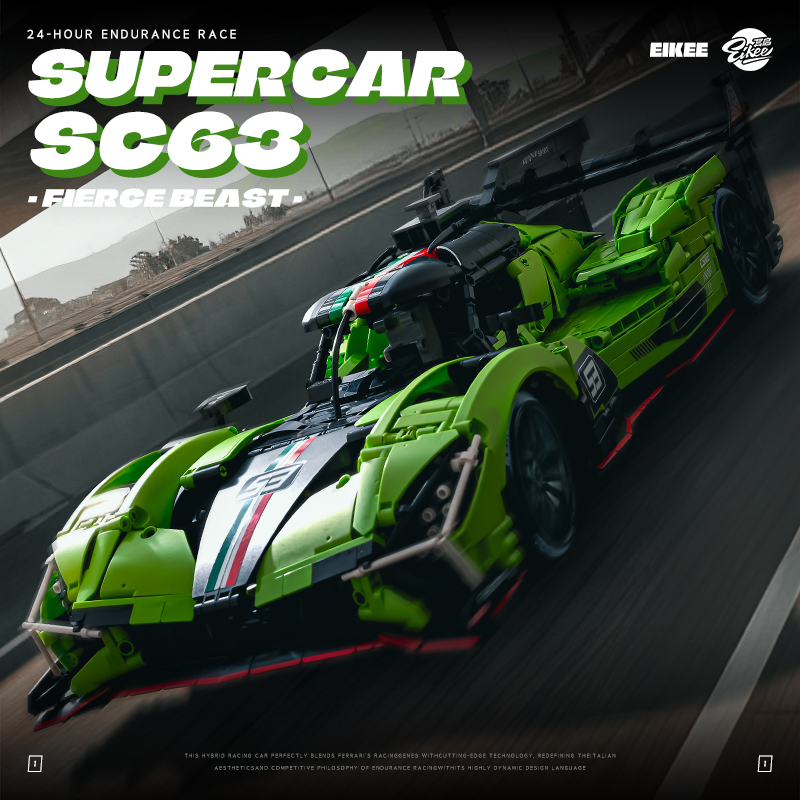 MOC Lamborghini SC63 WEC & IMS - Stem Robotics Kit recension och pris