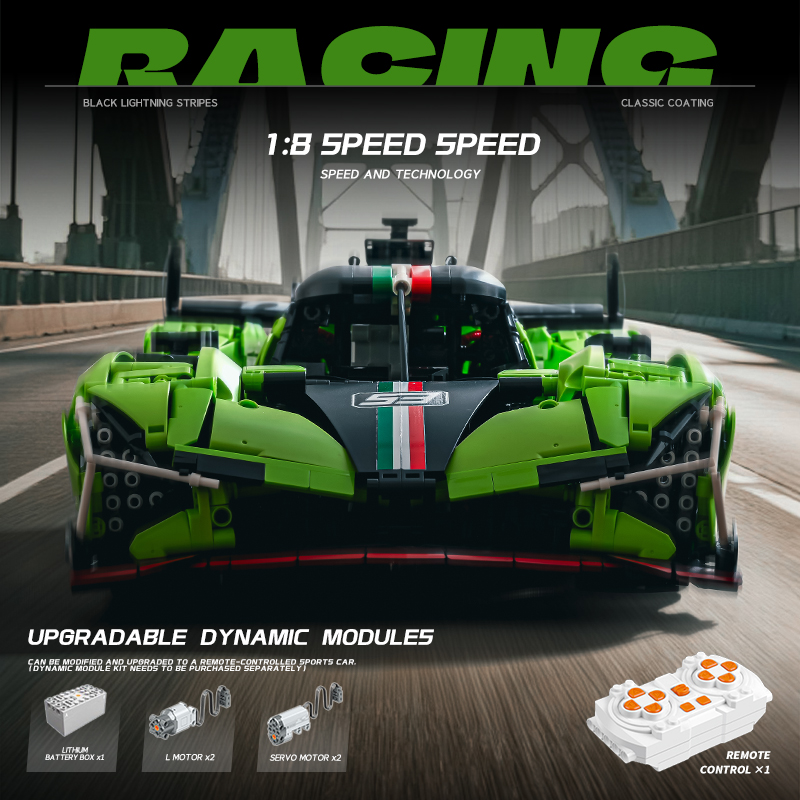 MOC Lamborghini SC63 WEC & IMS - Stem Robotics Kit recension och pris