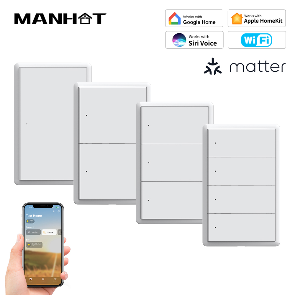 MANHOT Homekit WiFi Smart Swit - Smart Light Switch Wifi recension och pris